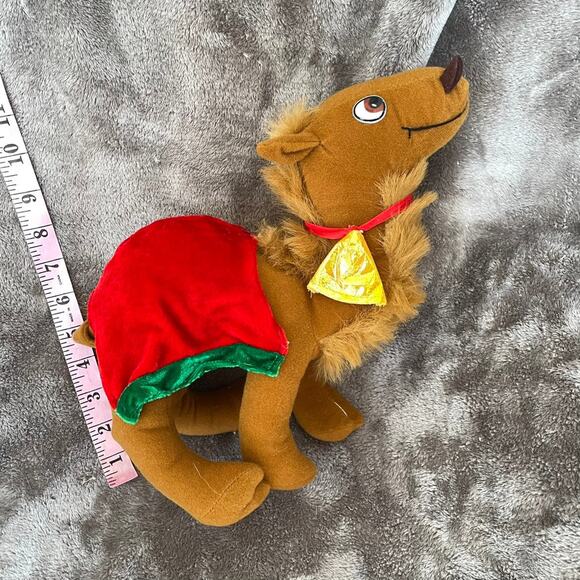 Vintage Christmas Camel Plush Tis The Season Red Y2K Stuffed Animal Toy w/ TAGS - Picture 7 of 12